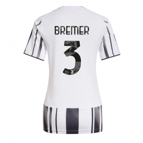 Billige Fotballdrakt Juventus Gleison Bremer #3 Replika Hjemmedrakt Dame 2025-26 Kortermet Billige Fotballdrakt Juventus Gleison Bremer #3 Replika Hjemmedrakt Dame 2025-26 Kortermet